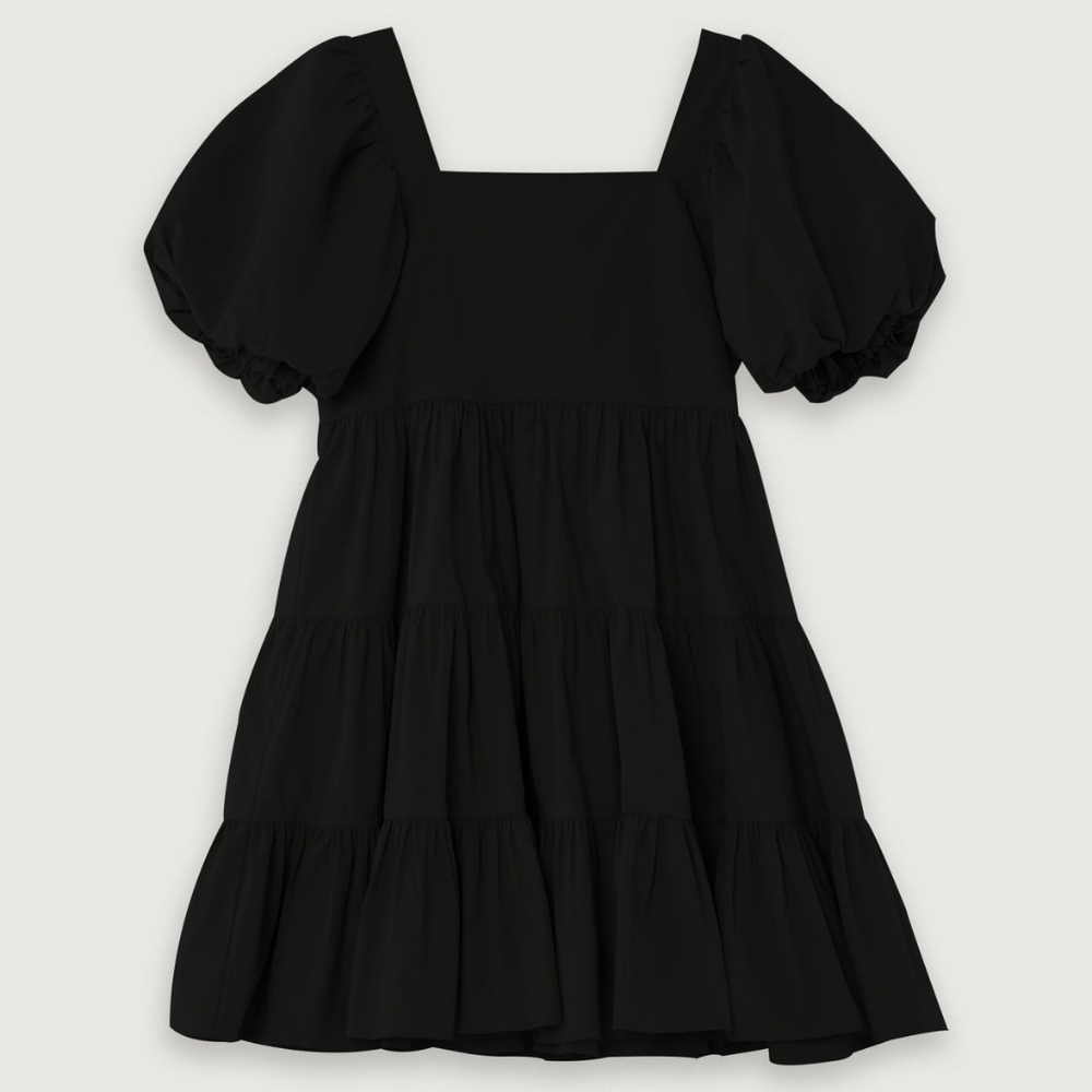 Oak + Fort Puff Sleeve Mini Dress